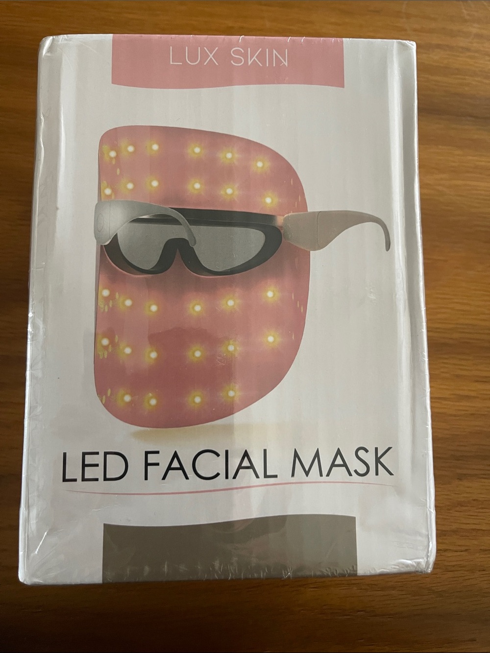 LUX SKIN LFM01 LED Facial Mask – Red/Blue/Yellow Light Therapy